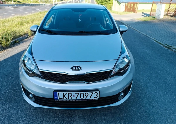 Kia Rio cena 38000 przebieg: 74439, rok produkcji 2017 z Lublin małe 56